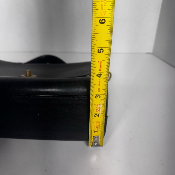 Vintage Coach Court Bag Black Leather Satchel Handbag 7205 No crossbody strap - Picture 10 of 15